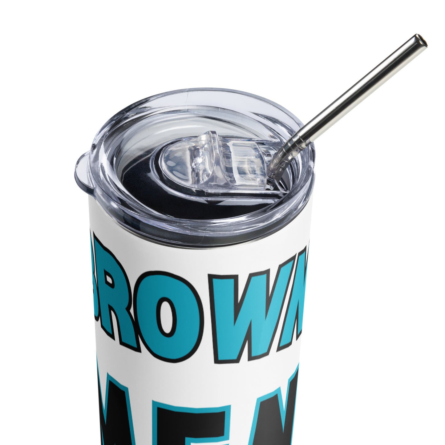 Brown Men - Stainless Steel Tumbler