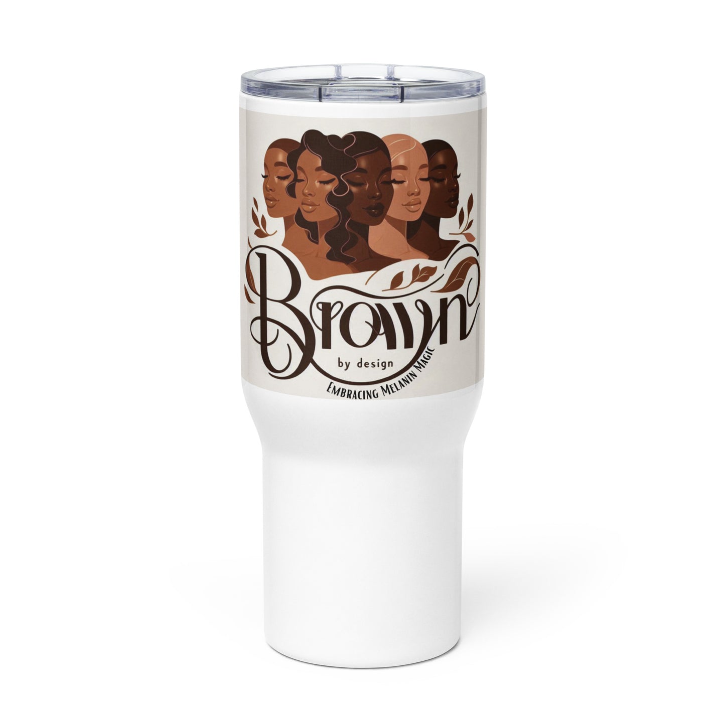 Embracing Melanin - Travel Mug With A Handle