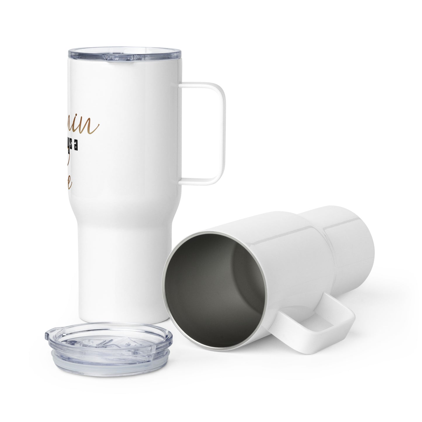 My Melanin - Travel Mug With A Handle