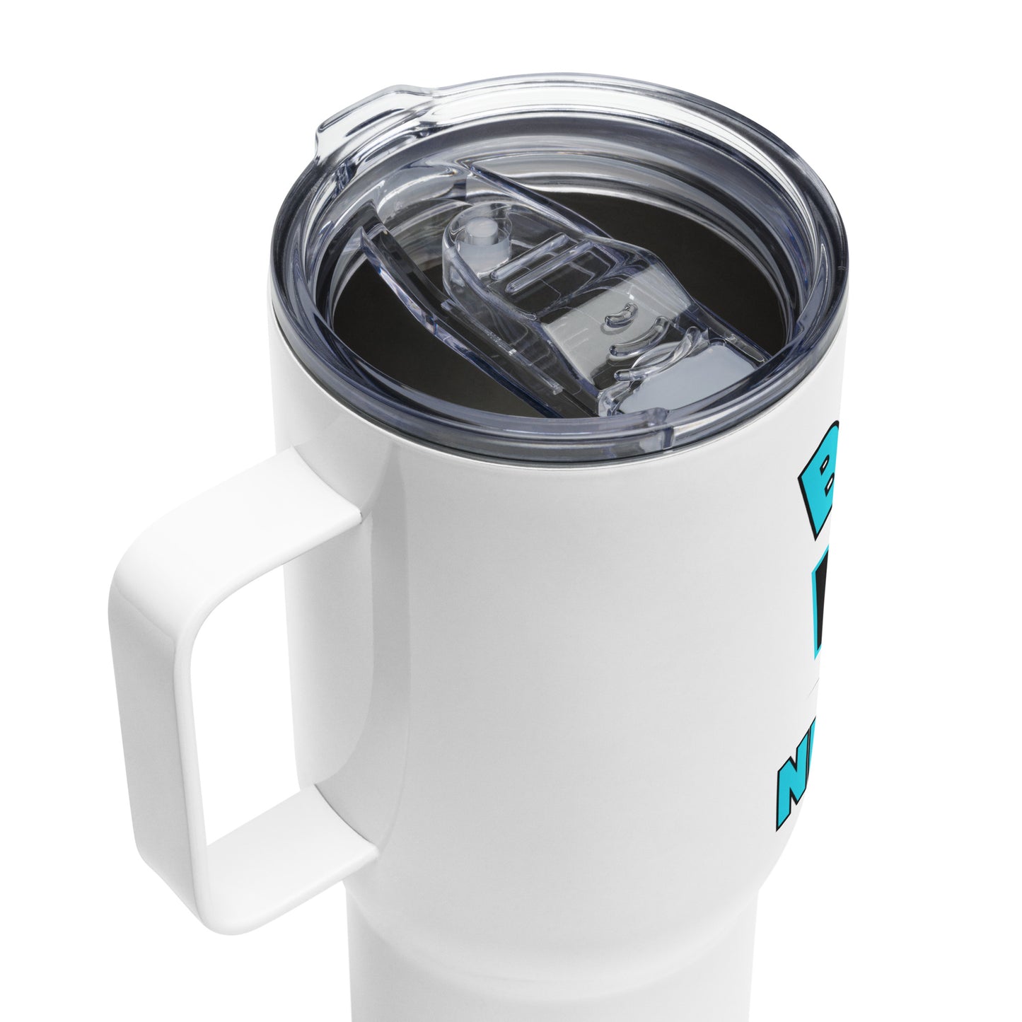 Brown Men- Travel Mug With A Handle